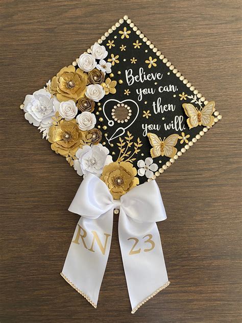 monogram graduation cap.